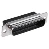HARTING D-Sub 25 Way Straight Cable D-Sub Connector with Flange Male 09670255601