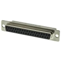 HARTING D-Sub 37 Way Straight Cable D-Sub Connector with Flange Female 1000V Crimp Termination 09670374701