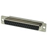 HARTING D-Sub 37 Way Straight Cable D-Sub Connector with Flange Female 1000V Crimp Termination 09670374701