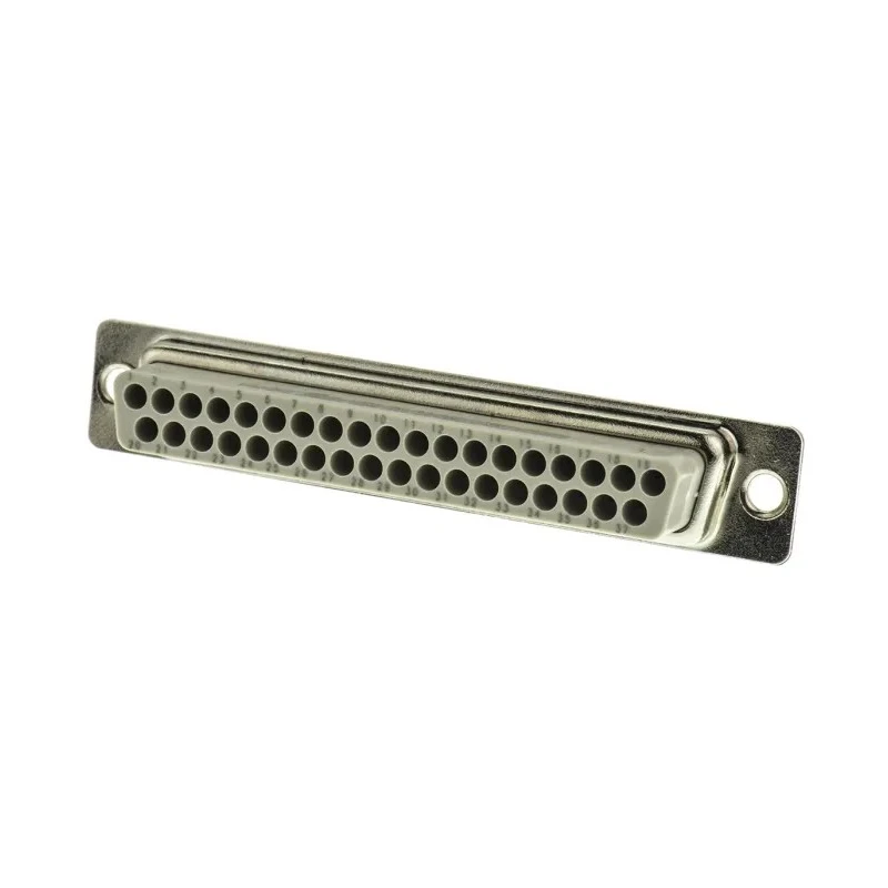 HARTING D-Sub 37 Way Straight Cable D-Sub Connector with Flange Female 1000V Crimp Termination 09670374701