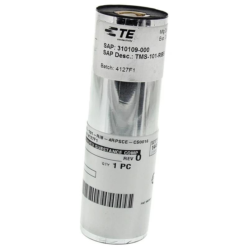 TE Connectivity Black Label Printer Ribbon 50.8 mm Width TMS-101-RIB-4RPSCE