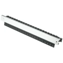 Staubli Test Lead Rack Black with 21 Slots Length 330mm 64.9244-033