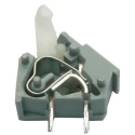 WAGO 256 Series PCB Terminal Block, 1-Contact, Through Hole, 15A Current, 300V Voltage, Polyamide Housing 256-746