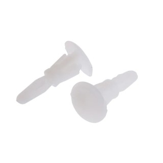 Essentra Nylon PCB Support Pillar 6.4 mm Height, 16.6 mm Overall Height, 3.18 mm PCB Hole Diameter, 9.5 RLCBSR-04-01-BLANC