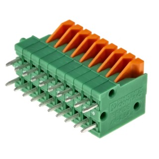 Phoenix Contact FFKDS/V-2.54 Series Vertical PCB Terminal Block, 1 Contact, 2.54 mm Pitch, 160V, 6A 1791813
