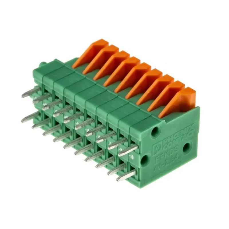 Phoenix Contact FFKDS/V-2.54 Series Vertical PCB Terminal Block, 1 Contact, 2.54 mm Pitch, 160V, 6A 1791813