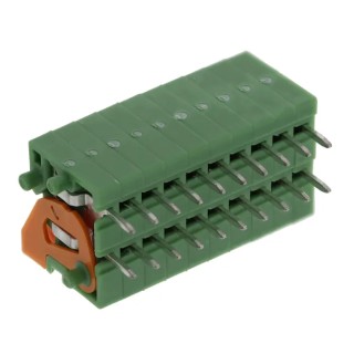 Phoenix Contact FFKDS/H-2.54 Series Straight PCB Terminal Block, 1 Contact, 2.54 mm Pitch, 160V, 6A 1791826