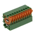 Phoenix Contact FFKDS/H-2.54 Series Straight PCB Terminal Block, 1 Contact, 2.54 mm Pitch, 160V, 6A 1791826