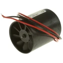 Micronel D300L Series Axial Fan 12V DC 8.76 m³/h 580 mW 60 mA Sleeve Bearing Circular Frame D301L-012GK-2