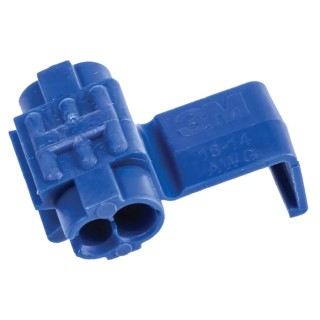 3M Scotchlock 560B Tap Splice Connector, Blue, Insulated, Tin Plated Brass Contact, 14 AWG 560B