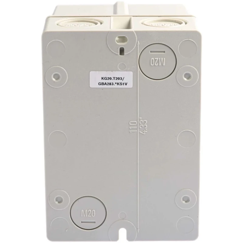 Kraus & Naimer 3-Pole Surface Isolator Switch, IP66, IP67, 25A, 7.5 kW 