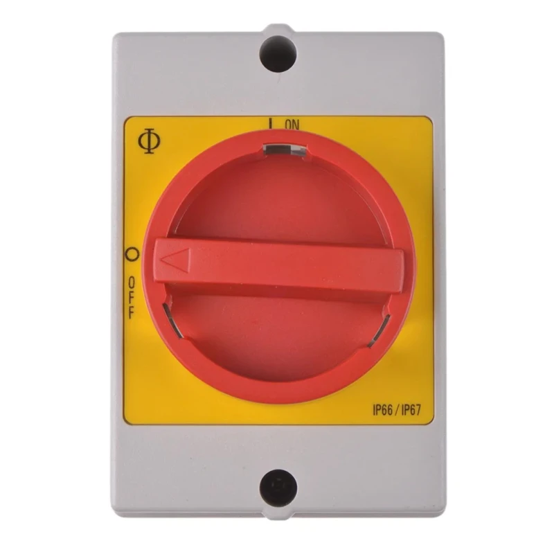 Kraus & Naimer 4-Pole Surface Isolator Switch IP66, IP67, 20A, 5.5 kW 