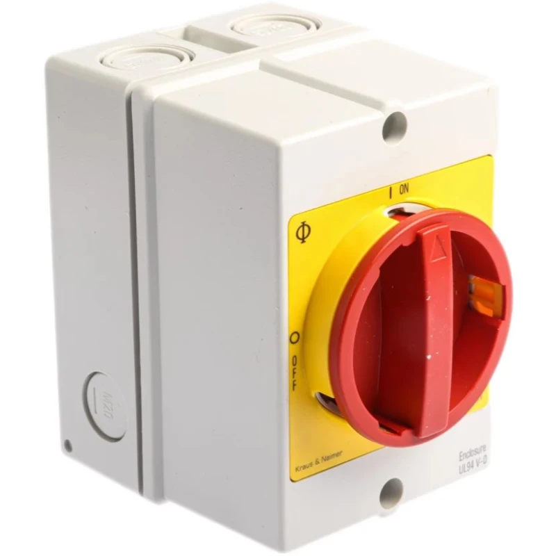 Kraus & Naimer 4-Pole Surface Isolator Switch IP67 IP66 32A 11 kW 