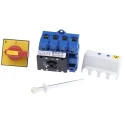 Kraus & Naimer 4-Pole Surface Isolator Switch IP65, 80A, 30 kW, 3 Phase, 240V AC, Red Handle 