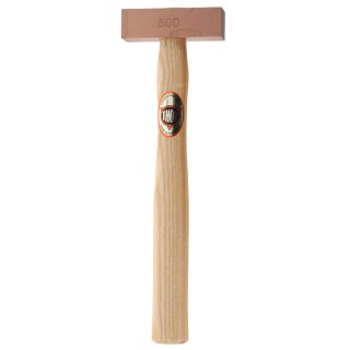 RS PRO Solid Copper Mallet Replaceable Face 500 g Solid Copper Head Wood Handle 381-4745