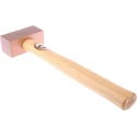 RS PRO Solid Copper Mallet 1050g Head Weight, Wood Handle 38mm Head Diameter 381-4767