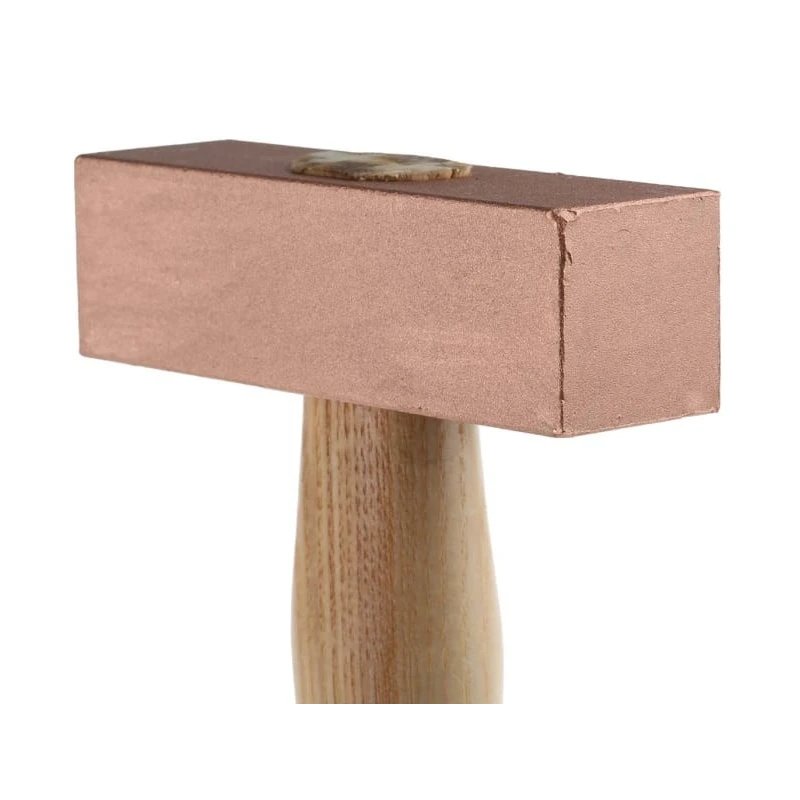 RS PRO Solid Copper Mallet Replaceable Face 500 g Solid Copper Head Wood Handle 381-4745