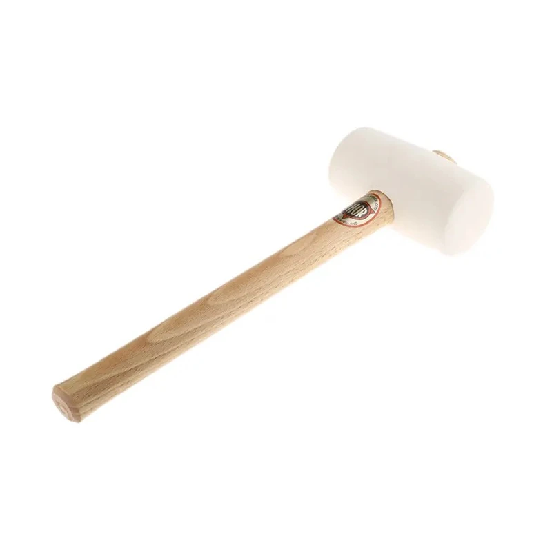 RS PRO Rubber Mallet Replaceable Face 675 g Rubber Head 64mm Diameter Wood Handle 381-4824