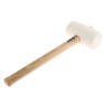 RS PRO Rubber Mallet Replaceable Face 675 g Rubber Head 64mm Diameter Wood Handle 381-4824
