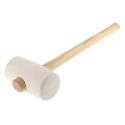 RS PRO Rubber Mallet Replaceable Face 675 g Rubber Head 64mm Diameter Wood Handle 381-4824