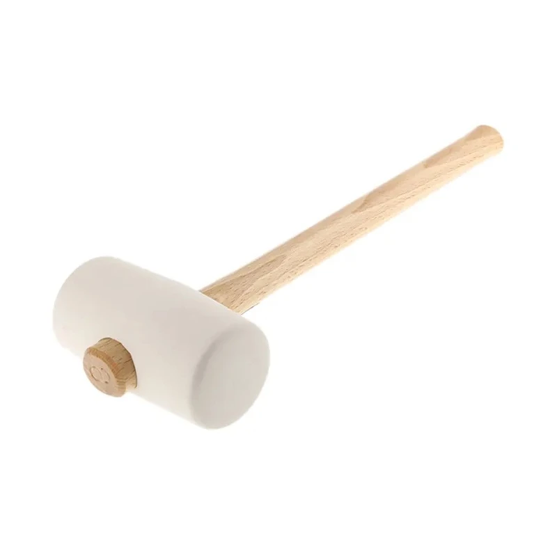 RS PRO Rubber Mallet Replaceable Face 675 g Rubber Head 64mm Diameter Wood Handle 381-4824