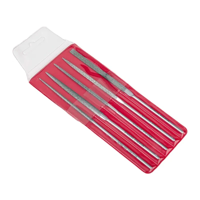 RS PRO 140 mm Fine Needle File Set, 5 Piece Diamond Electroplated Medium Grit 381-4846