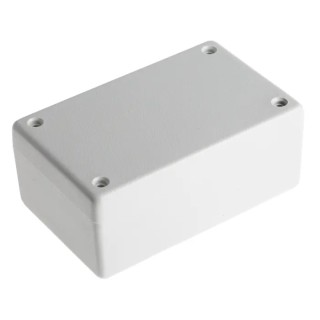 Hammond 1594 Series Grey Lid ABS Enclosure IP54, 45 mm x 105 mm x 66 mm 1594CSGY