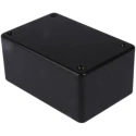 Hammond 1591 Series Black Black Lid ABS Enclosure IP54, 35 mm x 85 mm x 56 mm 1591LSBK