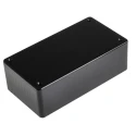 Hammond Black Flanged ABS Enclosure 40 mm x 120 mm x 65 mm IP54 1591CSBK