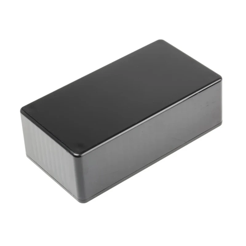 Hammond Black Flanged ABS Enclosure 40 mm x 120 mm x 65 mm IP54 1591CSBK