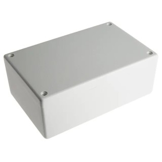 Hammond 1594 Series Grey Grey Lid ABS Enclosure IP54 65 mm x 167 mm x 107 mm 1594ESGY