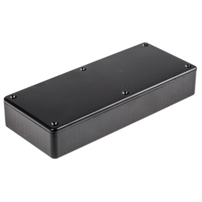 Hammond 1591 Series Black Black Lid ABS Enclosure IP54 25 mm x 165 mm x 71 mm 1591HSBK