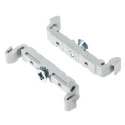 WAGO 209 Series Mounting Foot with Screw for Terminal Blocks with Mounting Flange Grey IECEx 209-123