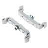 WAGO 209 Series Mounting Foot with Screw for Terminal Blocks with Mounting Flange Grey IECEx 209-123