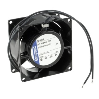 ebm-papst 8000 N Series AC Sleeve Bearing Axial Fan 230V AC, 12.5W, 37 m³/h, 2150 RPM, IP65, 80x80x38 mm IP65