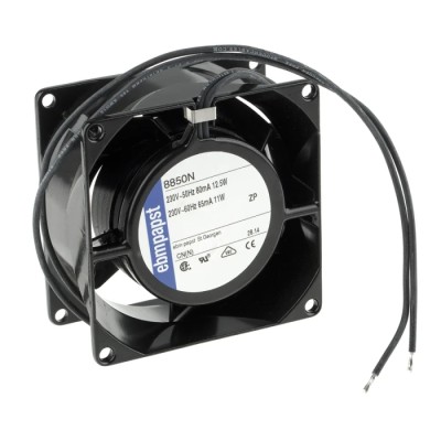 ebm-papst 8000 N Series AC Sleeve Bearing Axial Fan 230V AC, 12.5W, 37 m³/h, 2150 RPM, IP65, 80x80x38 mm IP65