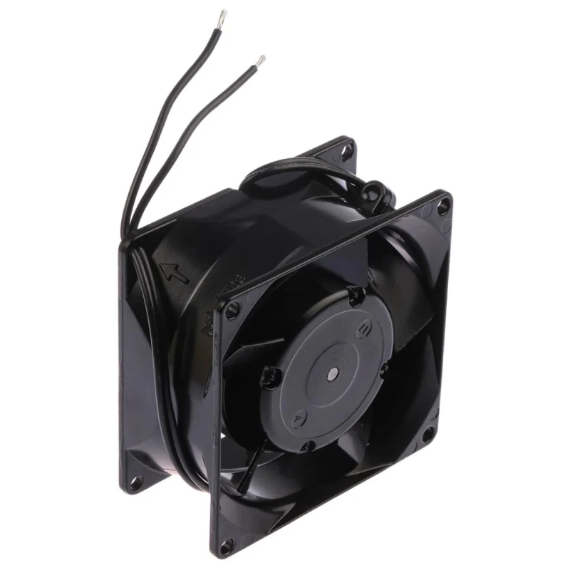 ebm-papst 8000 N Series AC Sleeve Bearing Axial Fan Kit 230V AC 12W 2700 RPM 50 m³/h IP20 80x80x38 mm 