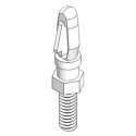 Essentra Nylon PCB Spacer Studded Fixing Spacer M3 Thread Size 6.4mm Stud Length MSCBSM-M3-10-01