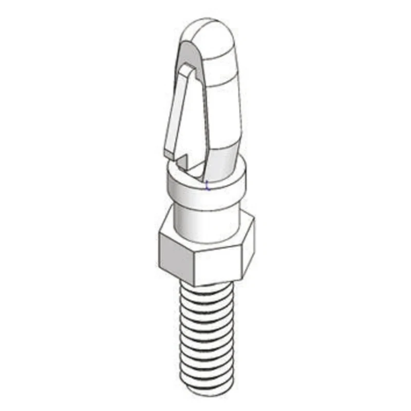 Essentra Nylon PCB Spacer Studded Fixing Spacer M3 Thread Size 6.4mm Stud Length MSCBSM-M3-10-01