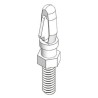 Essentra Nylon PCB Spacer Studded Fixing Spacer M3 Thread Size 6.4mm Stud Length MSCBSM-M3-10-01