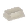 Essentra Natural Polyamide 66 Self-Adhesive Cable Clamp 9.5 mm Length 12.7 mm Width 6.4 mm Depth MWSSEB-1-01-A-RT