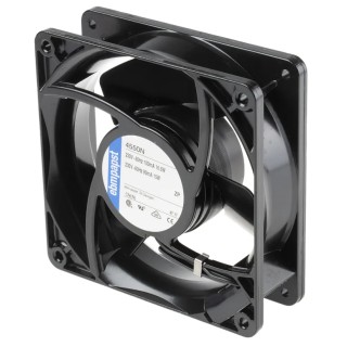 ebm-papst 4000 N Series AC Axial Fan 230V AC, 16.5W Power Consumption, 145 m³/h Air Flow, 119 mm Frame 4550N