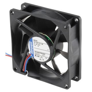 ebm-papst 8400 N Series Axial Fan 12V DC 2W 170mA Max 69m³/h IP68 80x80x25mm 