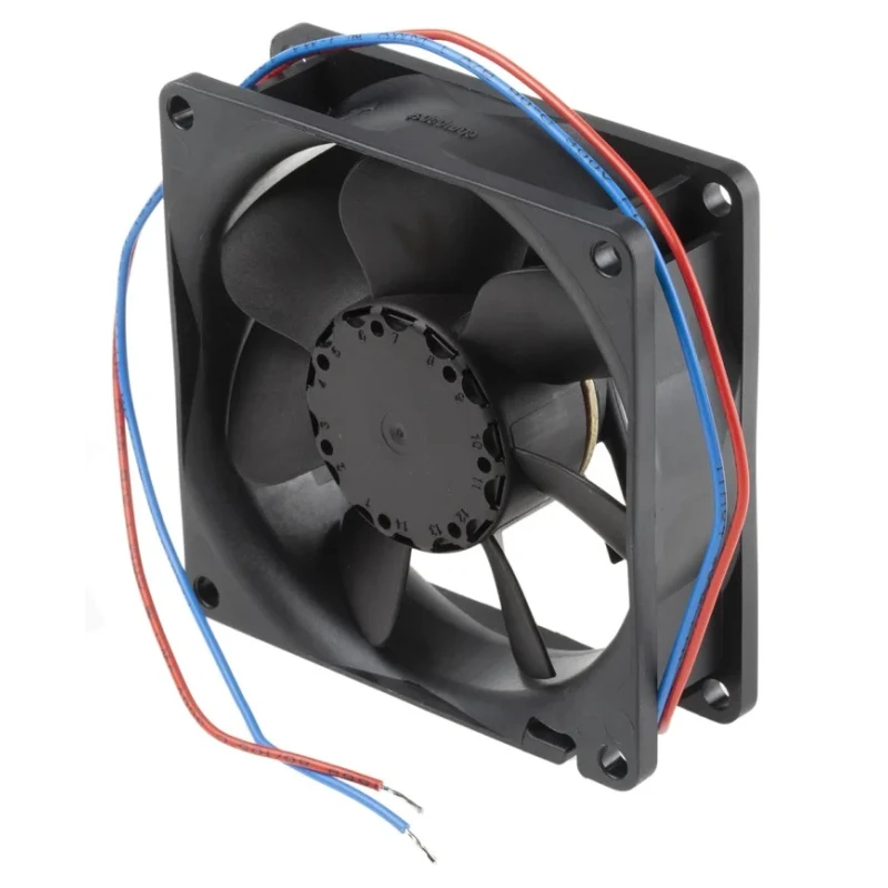 ebm-papst 8400 N Series Axial Fan 12V DC 2W 170mA Max 69m³/h IP68 80x80x25mm 