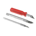 RS PRO 255mm Precision Craft Knife Set with 37 Interchangeable Blades and 7 Handles, Plastic Handle Material 381-4874