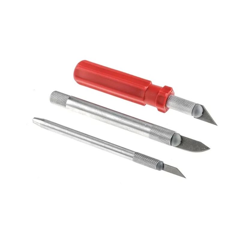 RS PRO 255mm Precision Craft Knife Set with 37 Interchangeable Blades and 7 Handles, Plastic Handle Material 381-4874