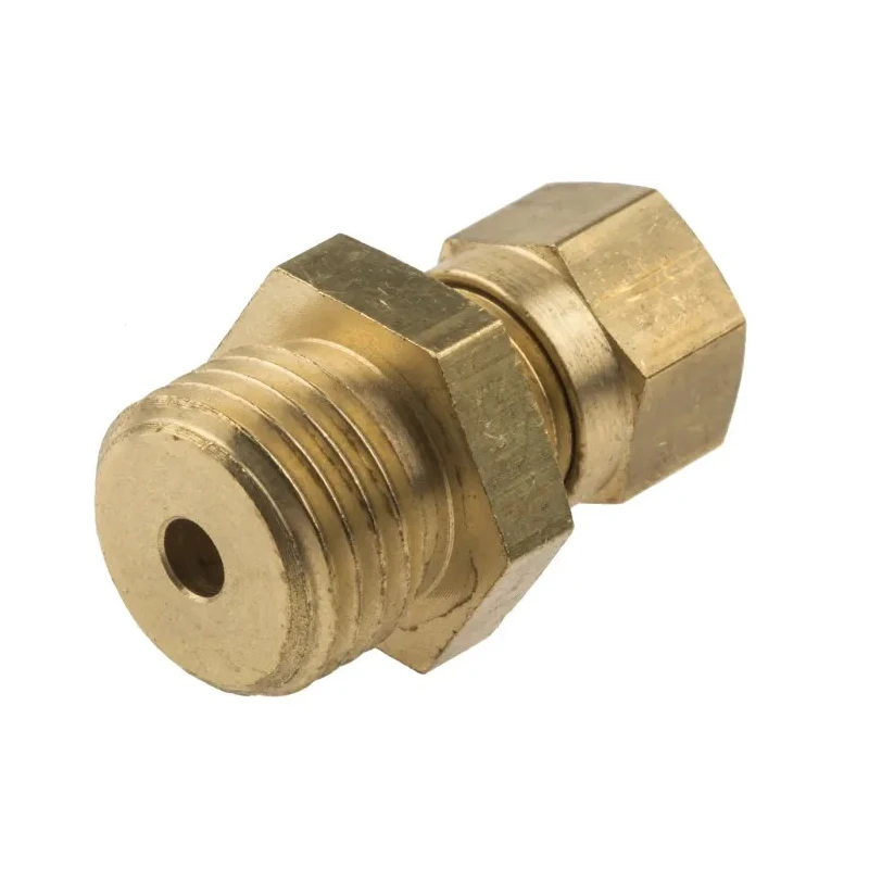 RS PRO Brass Compression Fitting for Use with Thermocouple or PRT Probe, BSPP Parallel Thread, RoHS Compliant 381-7306