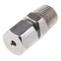 RS PRO Stainless Steel Compression Fitting for Thermocouple or PRT Probe, BSPT Thread, RoHS Compliant 381-7384