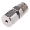 RS PRO Stainless Steel Compression Fitting for Thermocouple or PRT Probe, BSPT Thread, RoHS Compliant 381-7384
