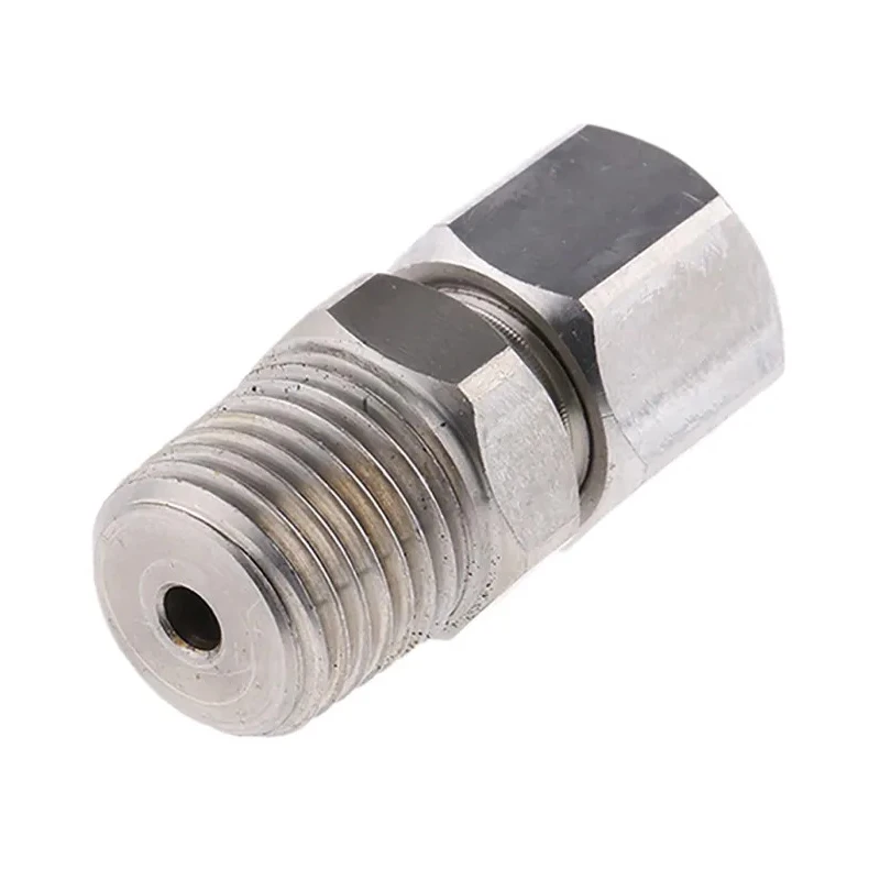 RS PRO Stainless Steel Compression Fitting for Thermocouple or PRT Probe, BSPT Thread, RoHS Compliant 381-7384